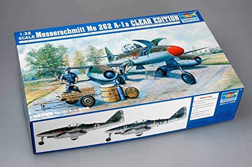 トランペッター 1/32 メッサーシュミット Me262A-1a クリアエディション プラモデル