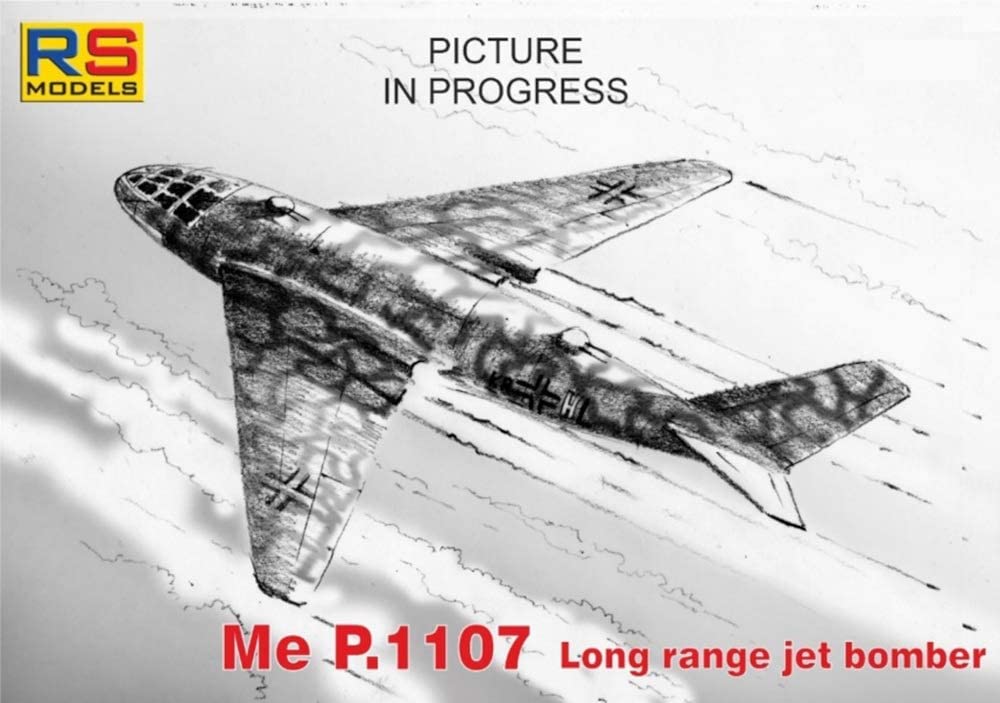 RSモデル 1/72 ドイツ空軍 メッサーシュミット Me P.1107 長距離ジェット爆撃機 KG40 1946 プラモデル 92259