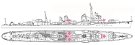 ハセガワ 1/700 ウォーターラインシリーズ 日本海軍 駆逐艦 峯雲