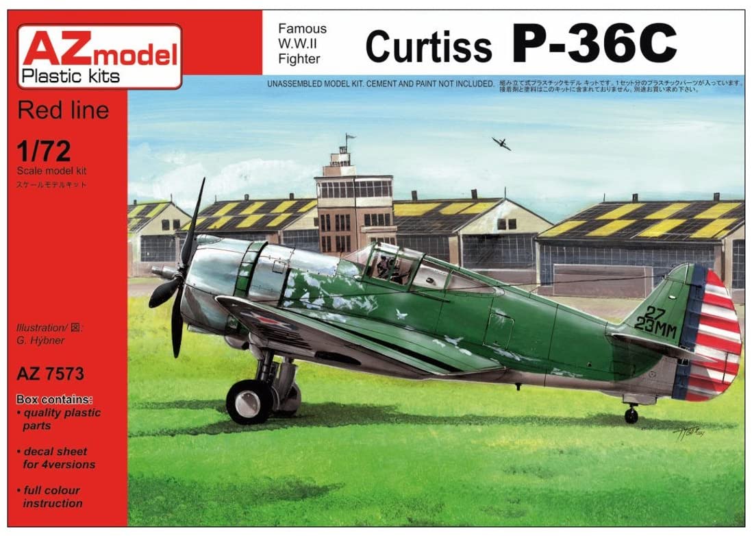 AZ model 1/72 アメリカ軍 カーチスP-36C プラモデル AZM7573