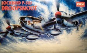 #2158 Academy/Minicraft Lockheed P-38J Droopsnoot 1/48 Scale Plastic Model Kit,Needs Assembly By Academy /Minicraft Model Kits [並行輸入品]