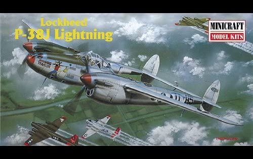 ミニクラフト 1/48 航空機 P38J ライトニング プラモデル