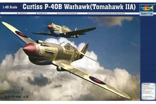 Trumpeter 1/48 P40B Warhawk (Tomahawk Mk IIA) Fighter Model Kit
