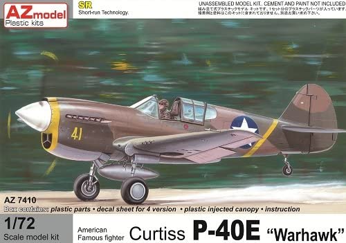 ＡＺModel 7410 1/72 カーチス Ｐ-40Ｅ ウォーホーク＜アメリカ陸軍戦闘機隊＞