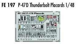 1/48 P-47Dサンダーボルト　ズームエッチングパーツFE197