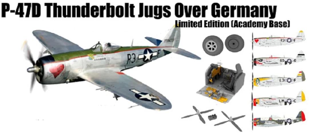 エデュアルド 1/48 P-47Dサンダーボルト Jugs Over Germanyリミテッドエディション アカデミーベース プラモデル