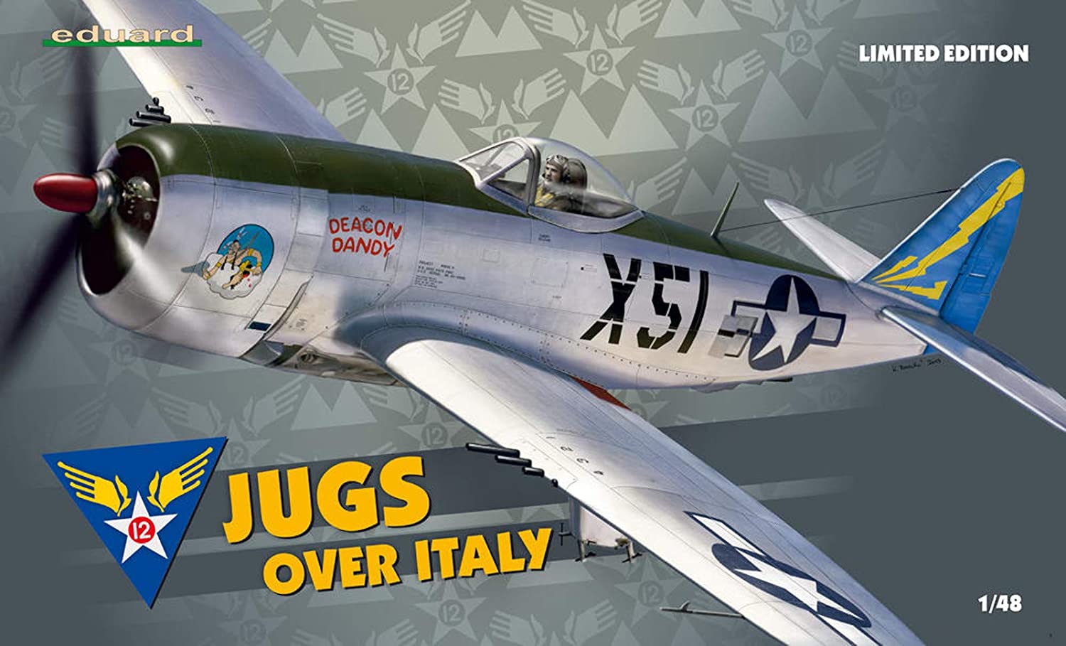 エデュアルド 1/48 リミテッドエディション P-47D"Jugs over Italy" プラモデル