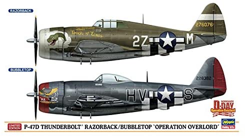 ハセガワ 1/72 P-47D サンダーボルト レザーバック/バブルトップ“オーバーロード作戦" 02099