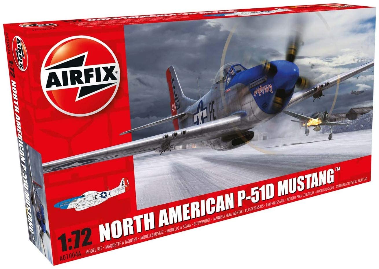 エアフィックス 1/72 アメリカ陸空軍 P-51Dムスタング プラモデル X-1004A