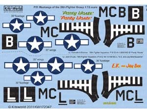 1/72 WW.II 米空軍 P-51D マスタング 第20戦闘群 第79戦闘飛行隊