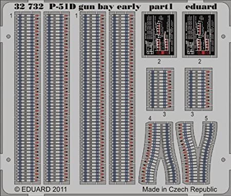 1/32 P-51D ムスタング 機銃格納庫 初期型 for TAMIYA kit/32732