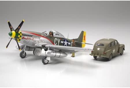 タミヤ 1/48 スケール限定シリーズ アメリカ陸軍 P 51D マスタング & スタッフカーセット プラモデル 89732