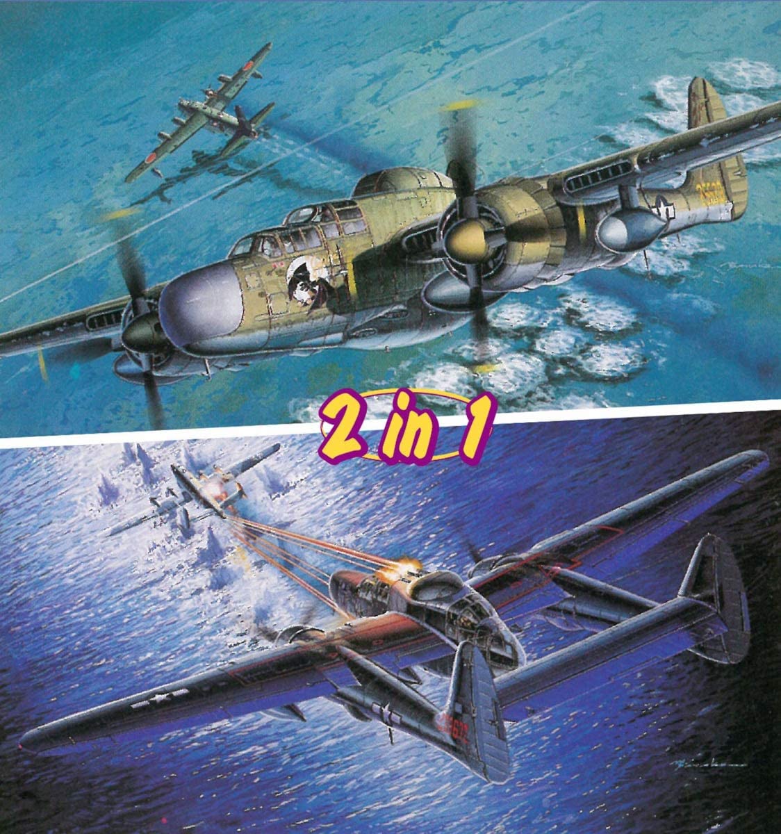 ドラゴン 1/72 第二次世界大戦 アメリカ軍 P-61Aブラックウィドウ/P-61Bレディ・オブ・ザ・ダーク (2in1) プラモデル DR5122