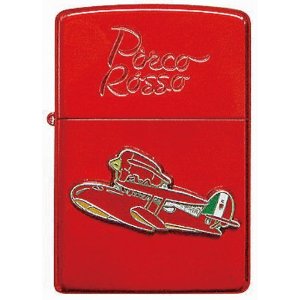 [ジッポ]ZIPPO スタジオジブリ ポルコ赤