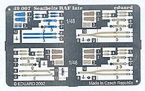 1:48 Eduard Photoetch Seatbelts Raf Late