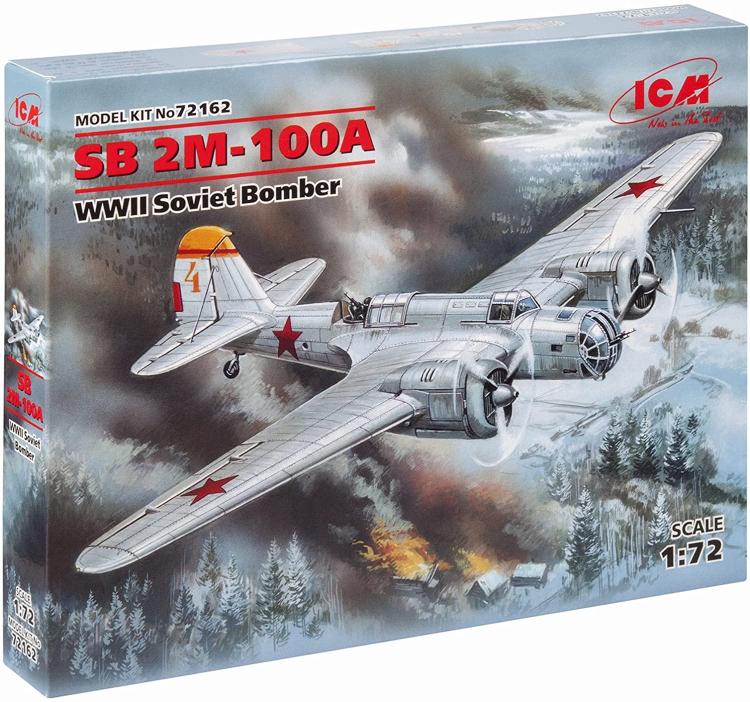 ICM 1/72 ソ連 ツポレフ SB 2M-100A プラモデル 72162