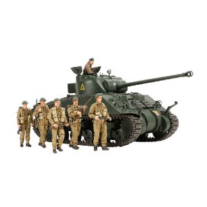 スケール限定シリーズ 1/35 イギリス戦車 シャーマン VC ファイアフライ (人形6体つき)