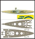インフィニモデル 1/700 IWシリーズ ドイツ海軍 戦艦 ティルピッツ 1944用 木製甲板 PIT用 エッチングパーツ アンカーチェーン付き プラモデル用パーツ IW7006