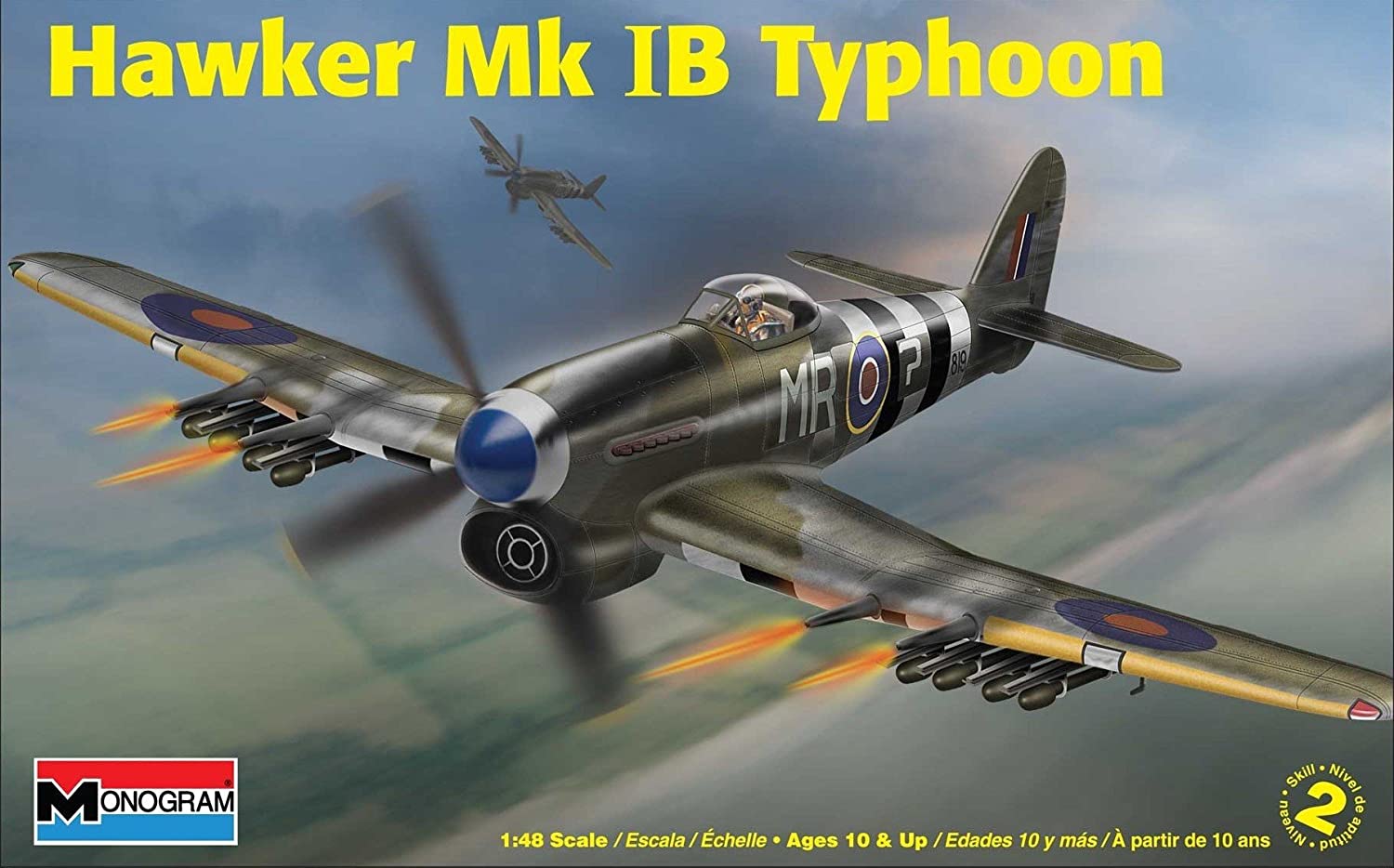 アメリカレベル 1/48 ホーカー Mk.IB タイフーン 05258 プラモデル