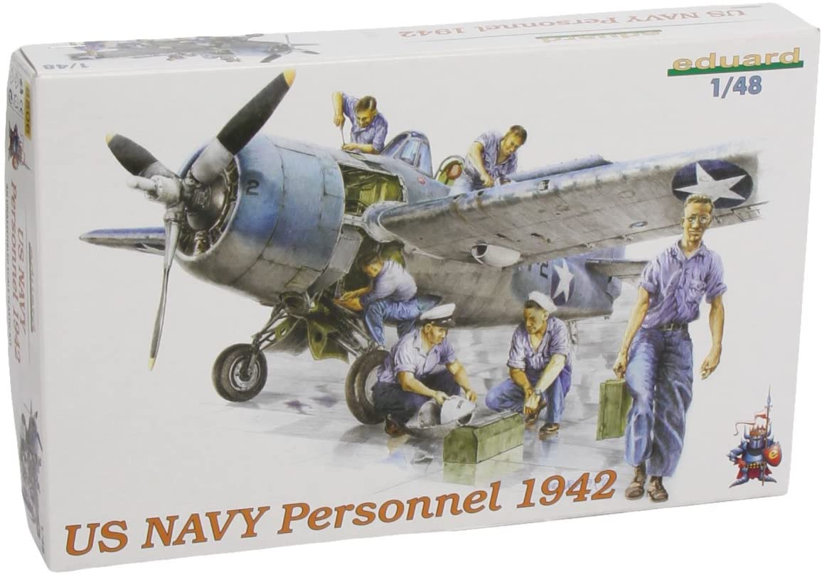 エデュアルド 1/48 アメリカ海軍整備兵1942 EDU8506 プラモデル