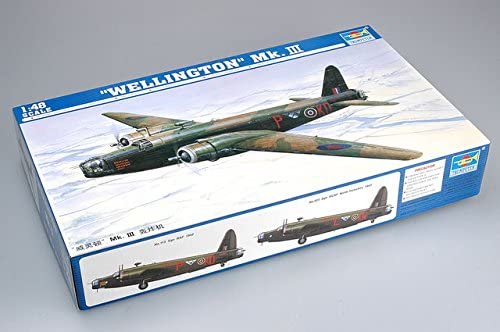 トランペッター 1/48 ウェリントンMkIII 爆撃機 プラモデル