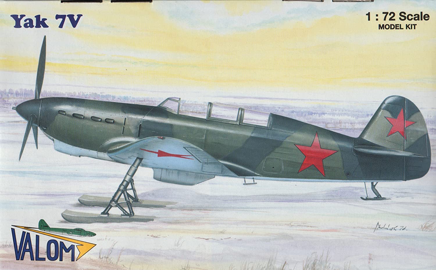 ヴァロム　72019　1/72 Yak 7V