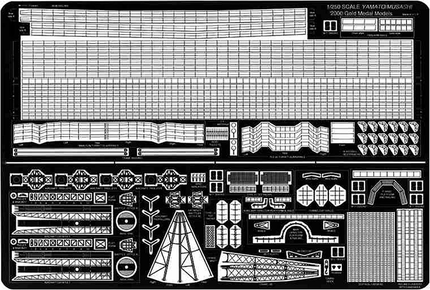 ピットロード 1/250 日本海軍 戦艦 大和用 GM2501