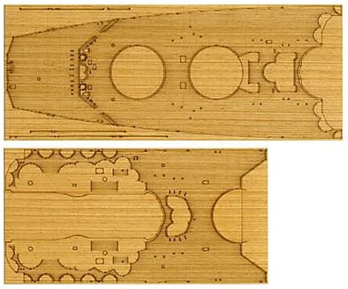 タミヤ 1/350 ディテールアップパーツシリーズ No.45 日本戦艦 戦艦 大和 木製甲板シート プラモデル用パーツ 12645