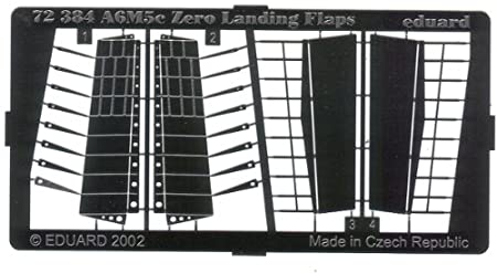 72-384 1/72 WWⅡ日本海軍戦闘機 零戦52型用 フラップ エッチングパーツ A6M5C ZERO Landing Flaps for HASEGAWA
